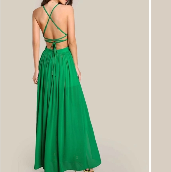 Tie Up Flowy Dress - Picture 4 of 5